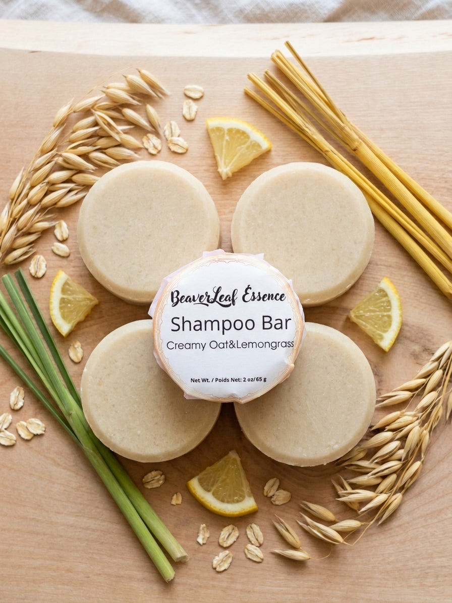 Creamy Oat&Lemongrass Shampoo Bar